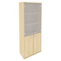 Шкаф для документов со стеклянными дверцами Style, 778х410х1980 мм