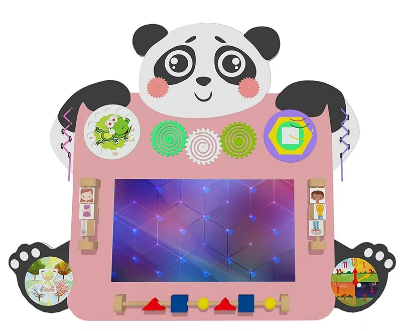 Детский интерактивный комплекс с бизибордом Панда