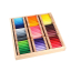 Монтессори материал "Ящик с цветными табличками 9 отделений по 7 цветов"