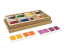 Монтессори материал "Ящик с цветными табличками 8 отделений по 8 цветов"