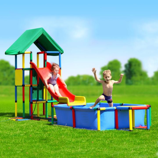 Детский игровой комплекс-конструктор Universal с горкой и бассейном
