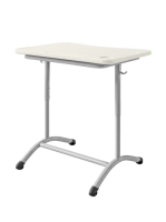 Стол ученический 1-местный регулируемый, пластик