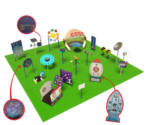 Интерактивная детская площадка Космодром детства (комплект Премиум)
