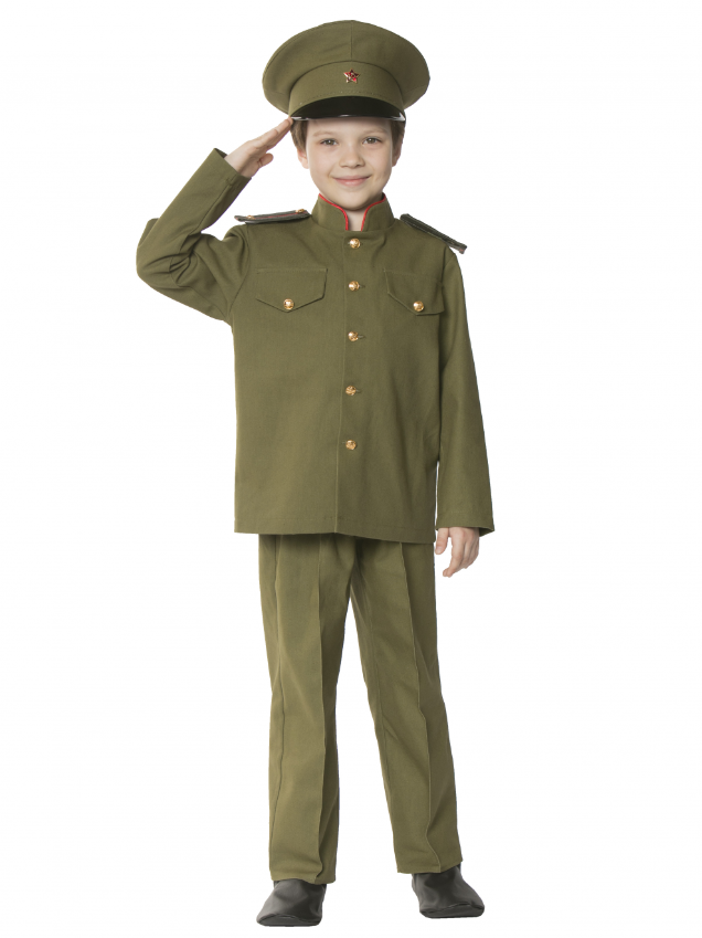 Детский костюм на мальчика Офицер (рост от 116 до 146 см)