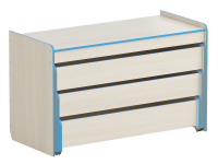 Кровать детская трехуровневая в корпусе