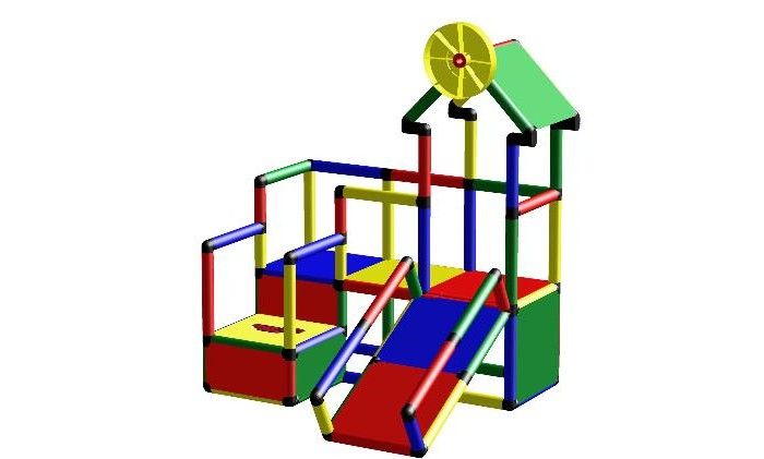 Детский игровой комплекс-конструктор Evolution (416 деталей)