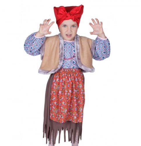 Детский карнавальный костюм Баба Яга