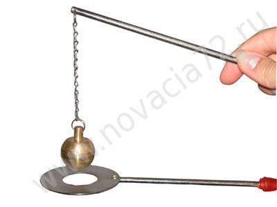 Шар с кольцом для демонстрации расширения металлов при нагревании ...