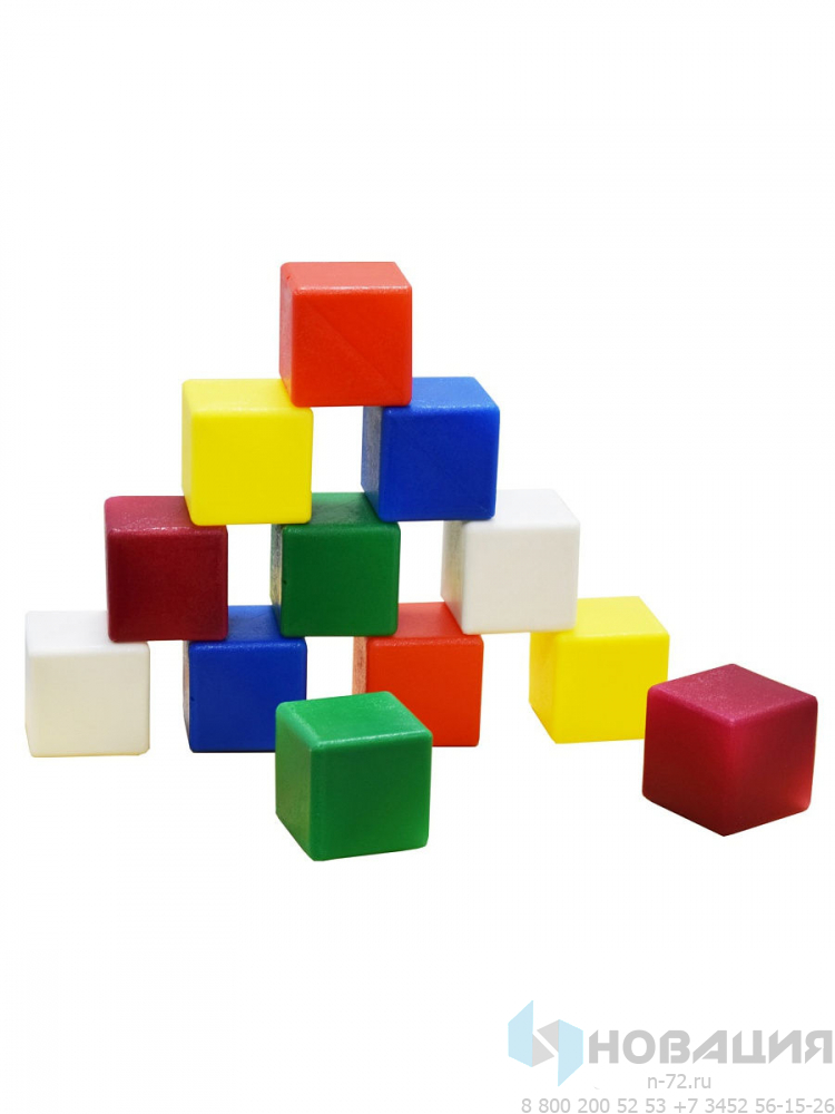 Игровой набор Кубики большие (12 шт.): купить для школ и ДОУ с доставкой по всей России