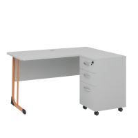 Стол учителя с тумбой Умник (Smarty) 