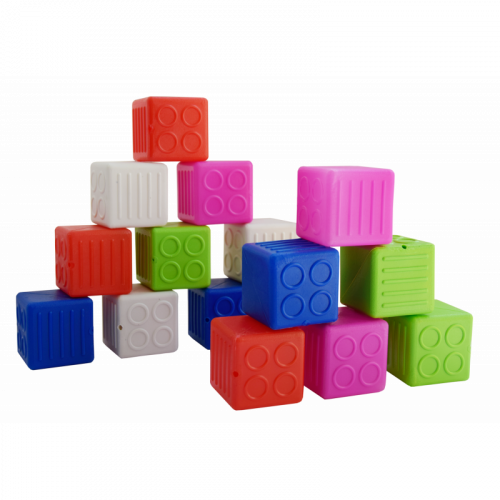 Игровой набор Кубики малые (16 шт.)