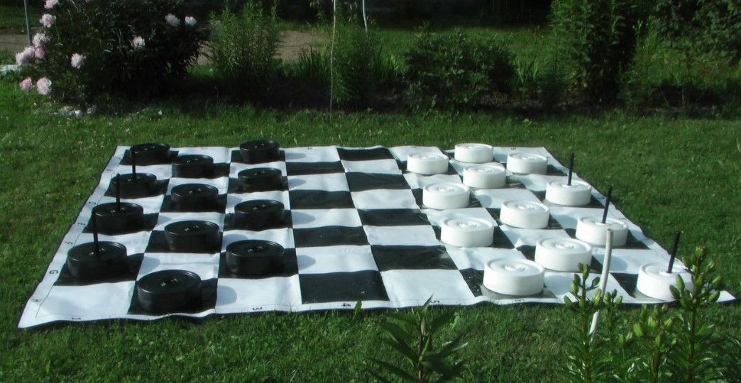 Поле шахматное виниловое 300х300 см
