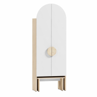 Шкафчик детский двухсекционный со скамьей