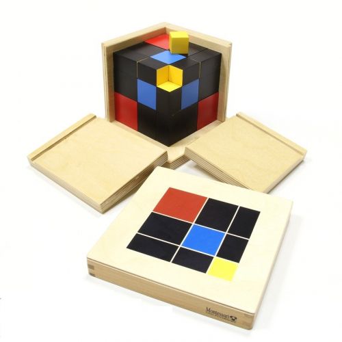 Монтессори материал "Триномиальный куб"