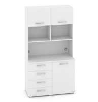 Шкаф мини-кухня, Вариант № 2, 1200х600/420х2175 мм