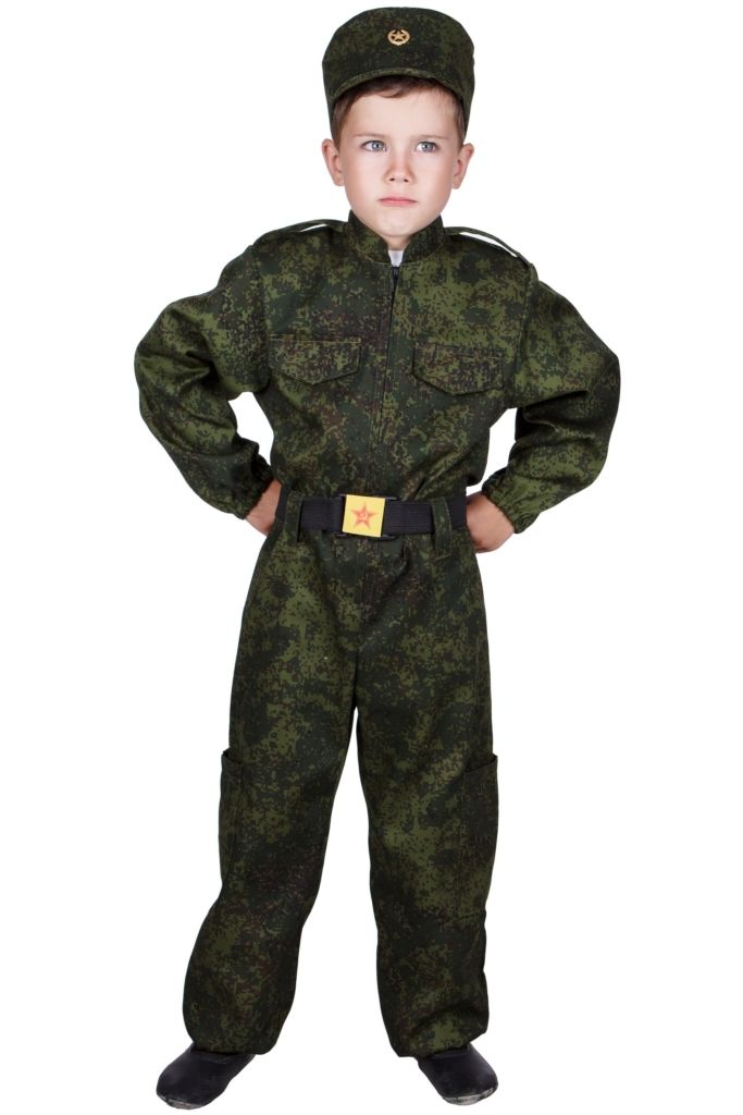 Детский карнавальный костюм Военный