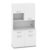 Шкаф мини-кухня, Вариант №1, 1200х600/420х2178 мм