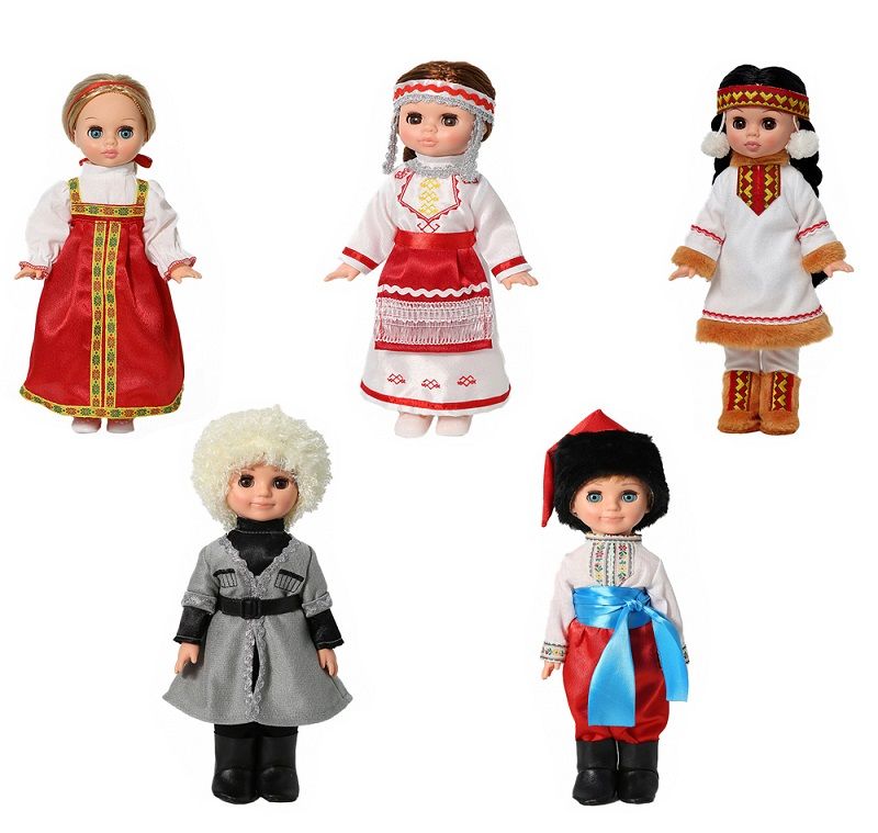 Набор этнических кукол № 1