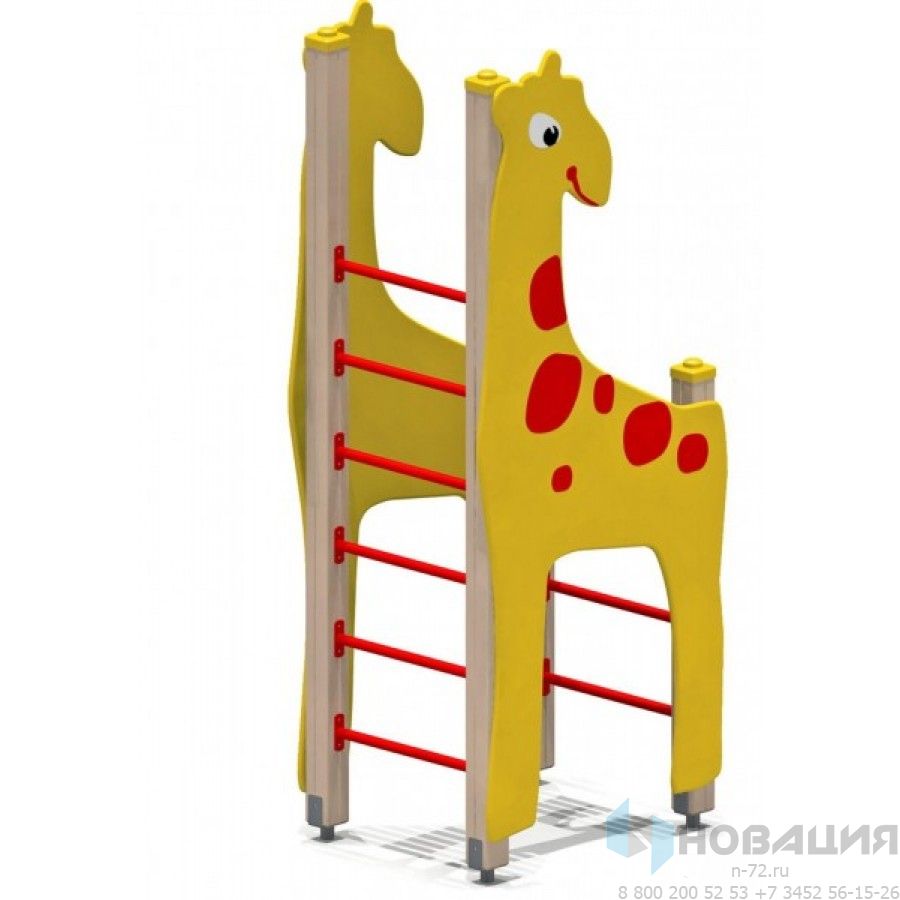 Жираф из покрышек своими руками