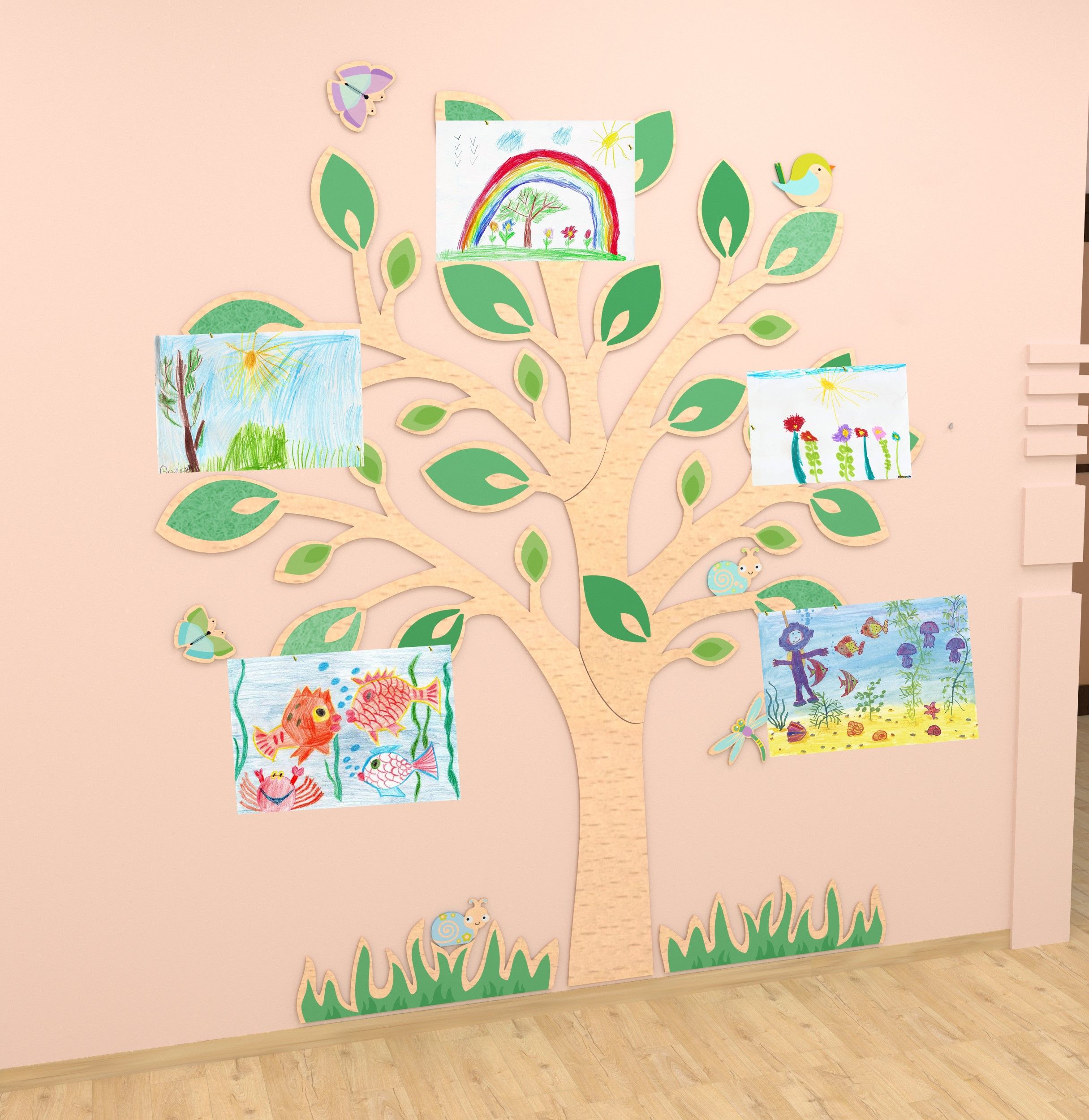Публикация «Дизайн холла детского сада» размещена в разделах
