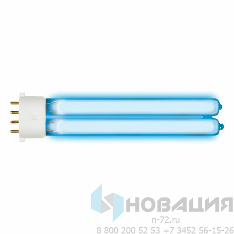 Лампа БАКТЕРИЦИДНАЯ ультрафиолетовая UNIEL ESL-PL-9/UVCB, 9 Вт, 2G7