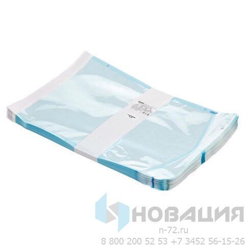 Пакет комбинированный самоклеящийся ВИНАР СТЕРИТ, комплект 100 шт., для ПАРОВОЙ/ГАЗОВОЙ стерилизации, 300х450 мм