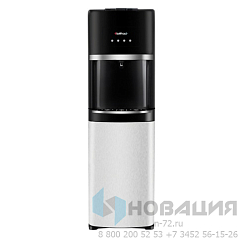 Кулер для воды HOT FROST 35AN, напольный, нагрев/охлаждение, 1 кран (3 кнопки), серебристый/черный, 120103501