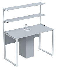 Верстак лабораторный химический, с сантехникой