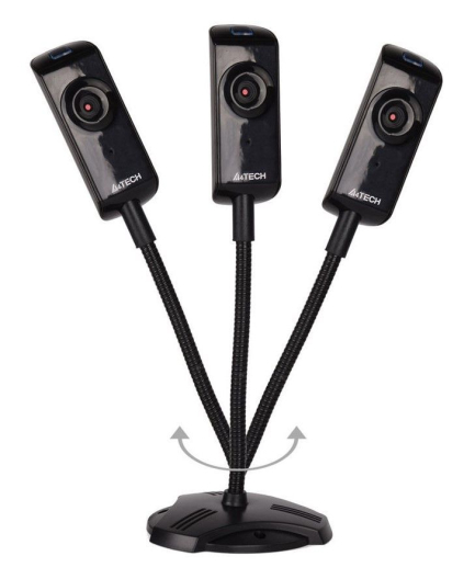 Веб-камера с микрофоном на гибкой шее (стойке)