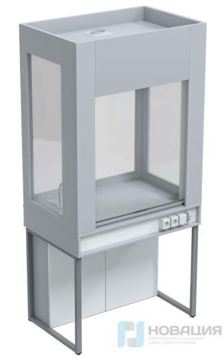 Шкаф вытяжной лабораторный панорамный Квадро