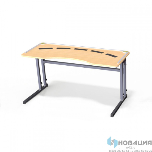 Парта ученическая для детей с ОВЗ (тактильная зона, регулировка высоты и столешницы)