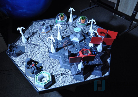 Учебная модель лунной базы NEMEYA