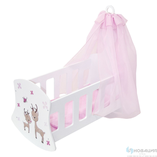 Люлька с балдахином серии "Мимими", "Крошка Зуи" Мини