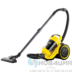 Пылесос KARCHER (КЕРХЕР) VC3 с контейнером "циклон", потребляемая мощность 700 Вт, желтый, 1.198-125.0