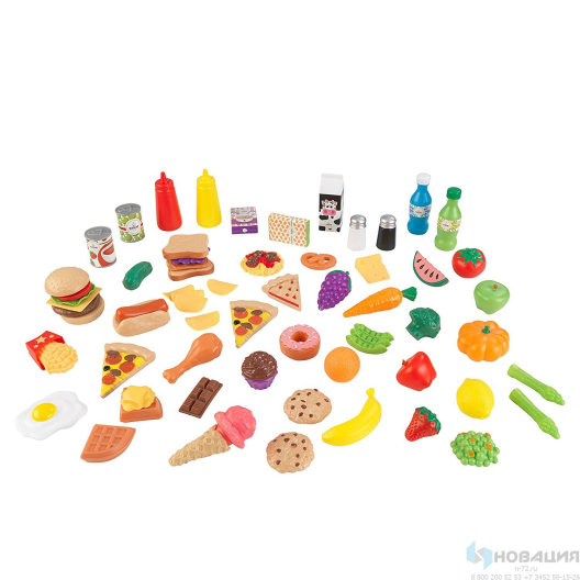 Набор еды "Вкусное удовольствие", 65 элементов