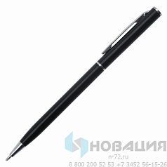 Ручка подарочная шариковая BRAUBERG "Delicate Black", корпус черный, узел 1 мм, линия письма 0,7 мм,синяя, 141399