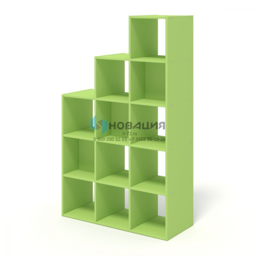 Стеллаж детский Лесенка, 980х400х1650 мм