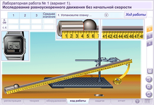 Пособие для интерактивной доски Лабораторные работы по физике 9 класс. Сетевая версия