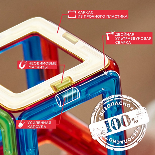 Магнитный конструктор MAGFORMERS Fantasy Land Set, 126 деталей