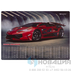 Настольное покрытие BRAUBERG, А3+, пластик, 46x33 см, "Sport Car", 270401