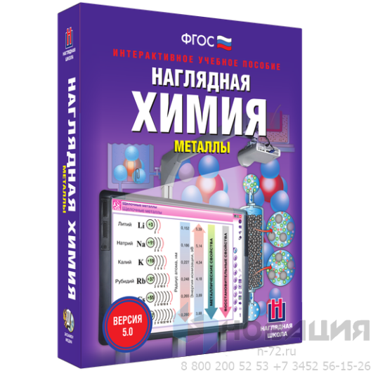 Пособие для интерактивной доски Наглядная химия. Металлы