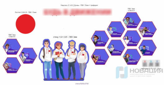 Комплект резных стендов БВД