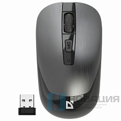 Мышь беспроводная DEFENDER Wave MM-995, USB, 3 кнопки+1 колесо-кнопка, оптическая, се, 52993