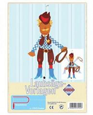 Заготовка из фанеры Ковбой для выпиливания лобзиком