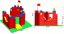 Готовое решение конструктор большой Замок-1, 166х192х210 см