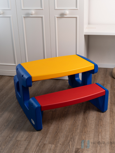 Стол пластиковый со скамьями детский TITTA