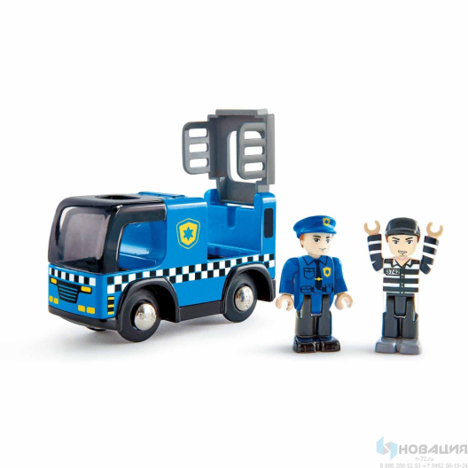 Полицейская машина с сиреной