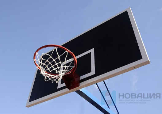Ферма баскетбольная с щитом, кольцом, сеткой