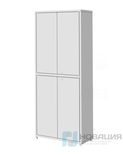 Шкаф-аптечка металлический двухсекционный,700х320х1655мм