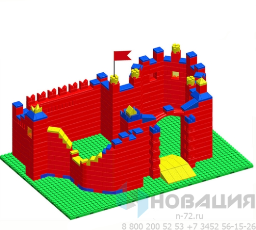 Готовое решение конструктор большой Замок-3, 80х312х210 см